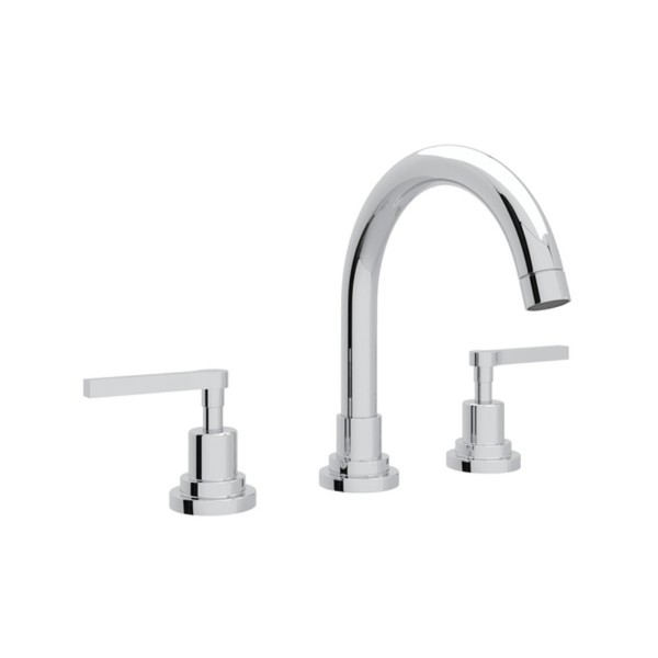 Rohl Lombardia Bath Widespread Lavatory Faucet In Polished Chrome A2228LMAPC-2